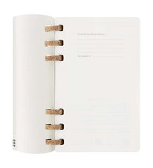 Agenda escolar espiral moleske tapa blanda sem/vista L 2025-26 negro