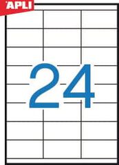 Etiqueta Apli Inkjet/Laser/Fotoc.35x70mm 100 hojas