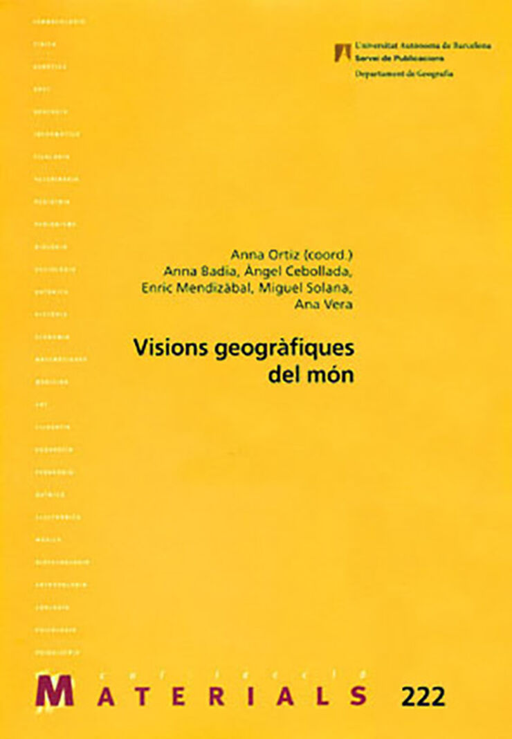 Visions geogràfiques del món