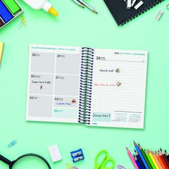 Agenda Escolar Finocam Cool 1/8 D&iacute;a/P&aacute;gina Castellano 2026-27 Negro