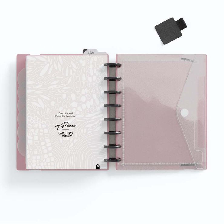 Planner Ingeniox setmana/vista A5 rosa