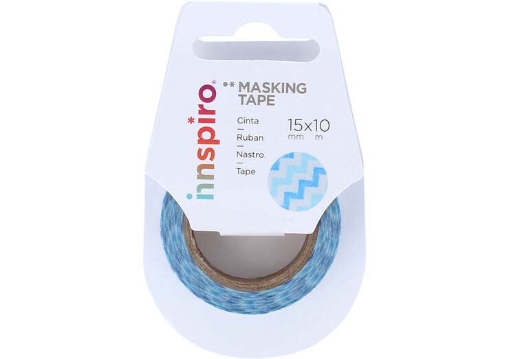 Washi Tape Innspiro Zig-Zag azul