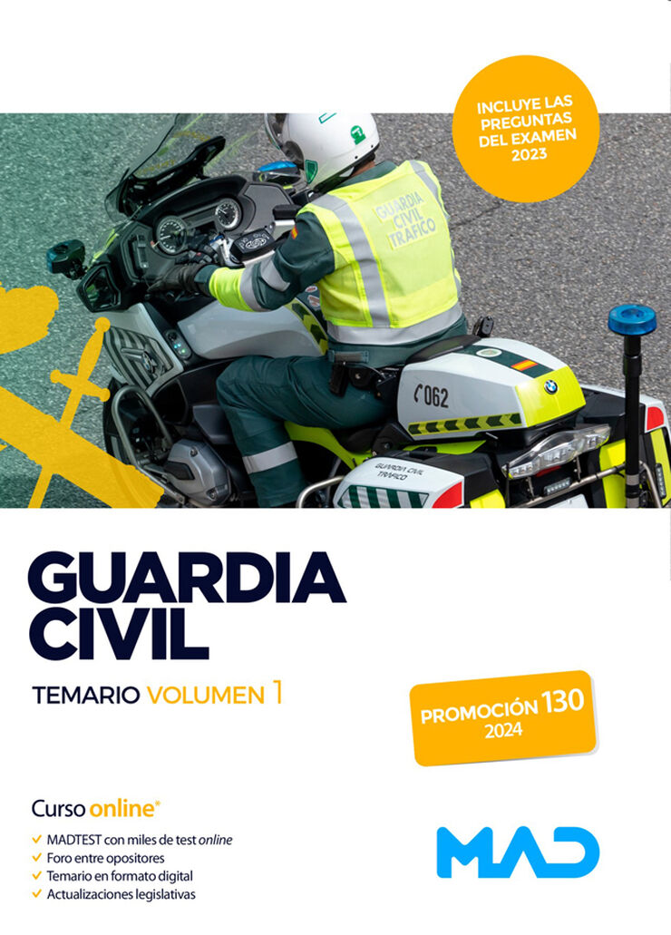 Guardia Civil. Temario volumen 1