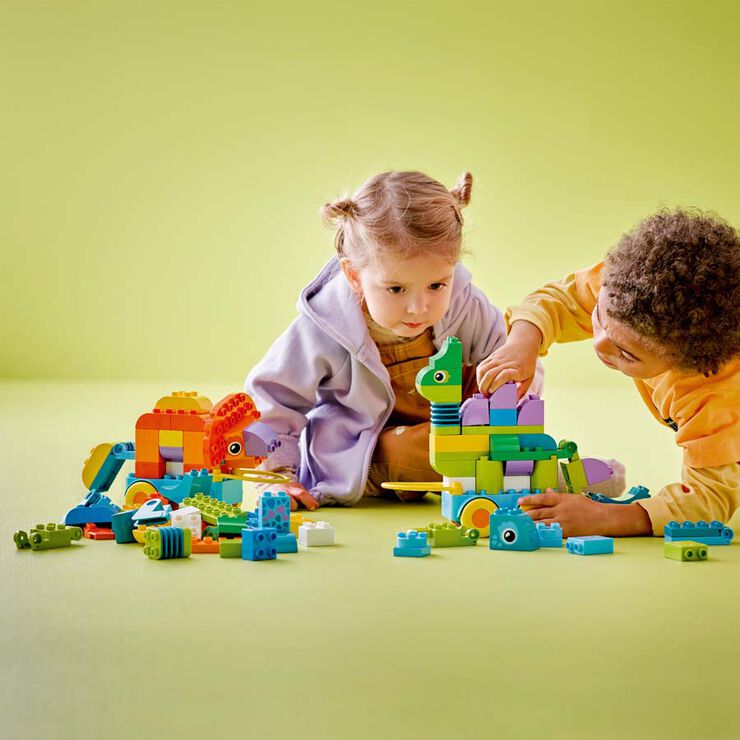 LEGO® DUPLO Town Dinosaurios sobre Ruedas 3en1 10451