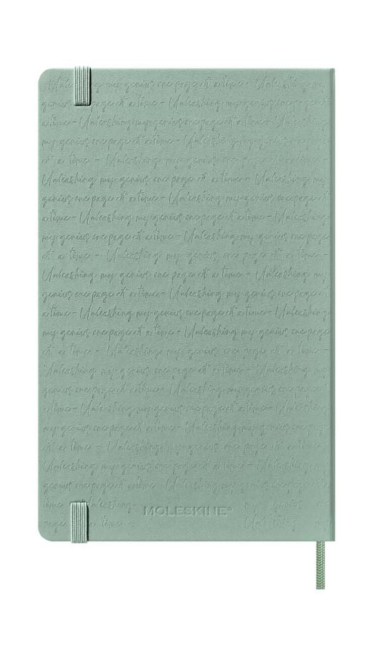 Agenda Moleskine 18 mesos set/vista L tapa dura verd