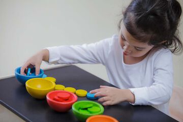 Tazas ordena y cuenta