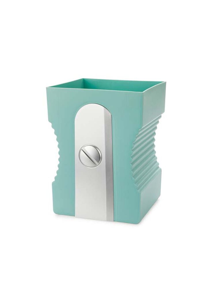 Papelera Maquinilla turquesa