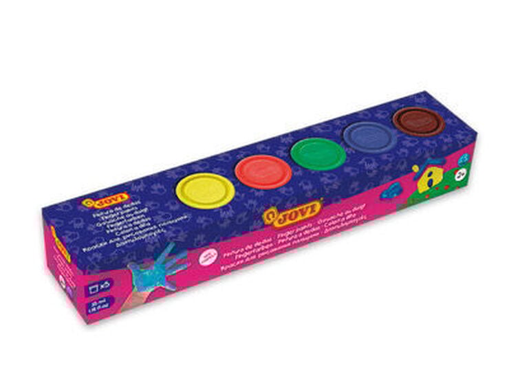 Estuche pintura de dedos Jovi 5C 35ml