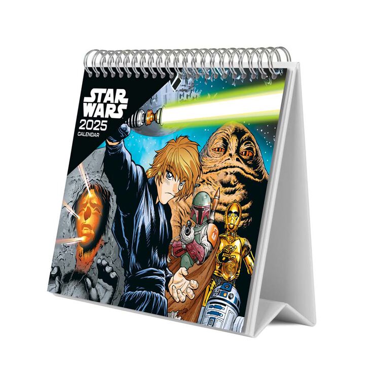 Calendari Taula 2025 30x30cm Star Wars