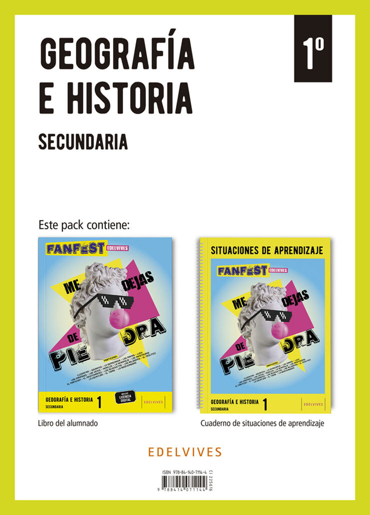 Proyecto: FanFest. Geograf&iacute;a e Historia 1 Secundaria. Libro del alumnado + Cuaderno