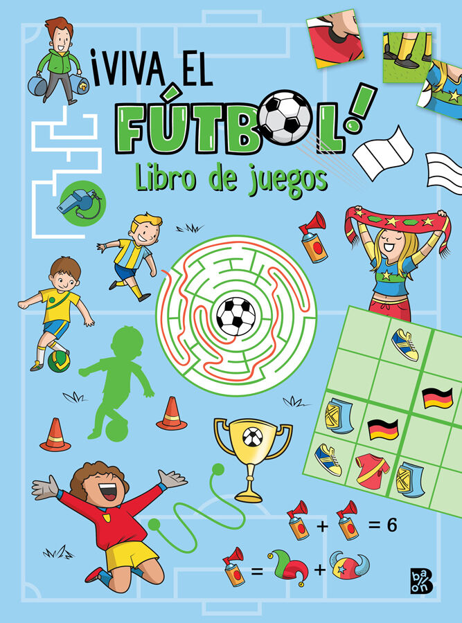&iexcl;Viva el f&uacute;tbol! Libro de juegos