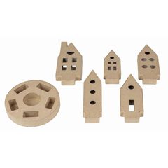 Figura Paper maixé Décopatch Poble