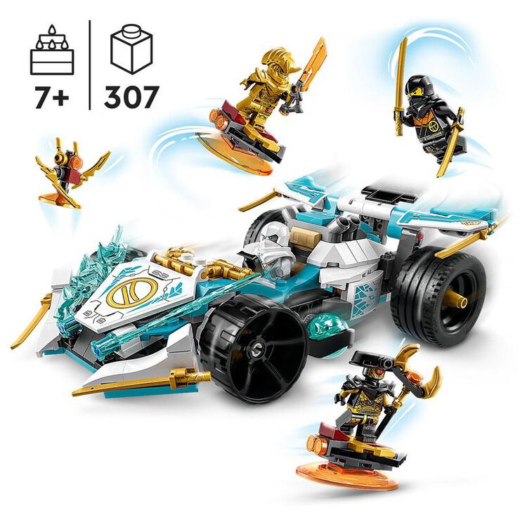 LEGO® NINJAGO Coche de Carreras del Dragón de Zane Power Spinjitzu 71791