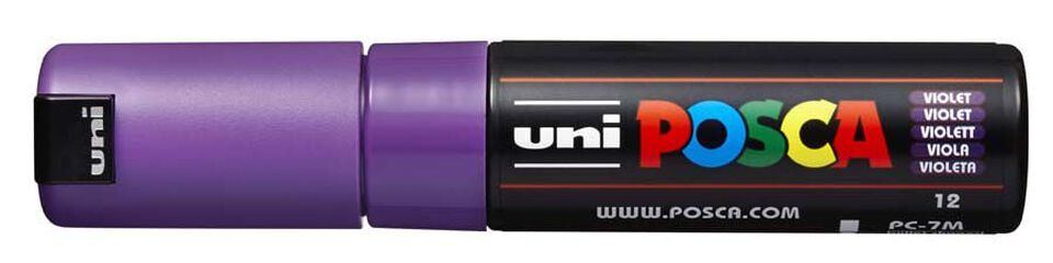 Retolador Posca PC-7M 4,5-5,5mm violeta