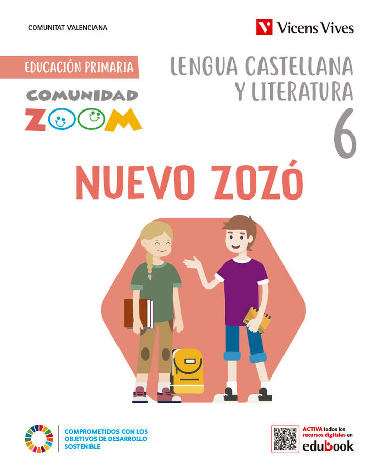 Nuevo Zoz&oacute; Lengua Castellana 6 (Lecturas + Actividades) Comunidad Zoom Valencia