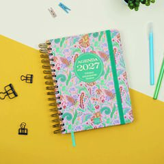 Agenda Finocam 16M Vitae 1/4 Sem/Vista Catal&aacute;n 2026-27 Rosa