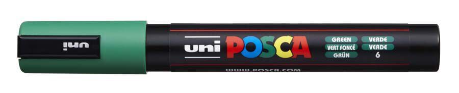 Rotulador Posca PC-5M 1,8-2,5mm verde