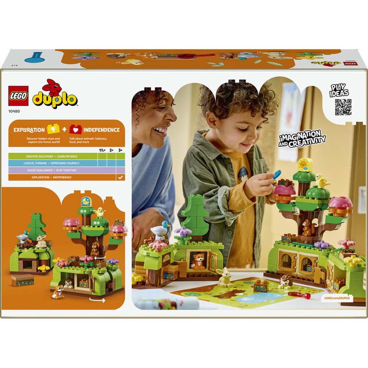 LEGO&reg; DUPLO Town Bosque Descubrimiento con Animales Salvajes 10480