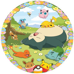 Puzle 500 piezas Pokémon Round