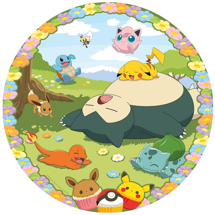 Puzle 500 piezas Pokémon Round