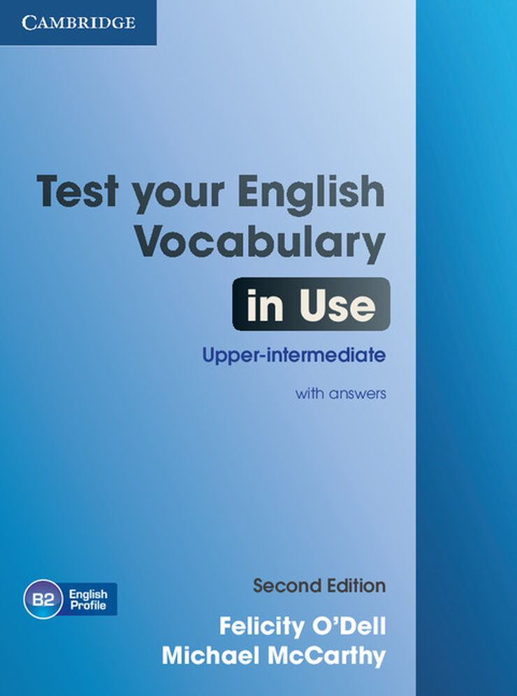 Test Your English Vocabulary in Use Upper-Intermediate book With Answers 2Nd Edition