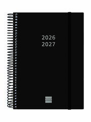Agenda Finocam Esp.18M E10 2D/P Multiling&uuml;e 2026-27 Negro