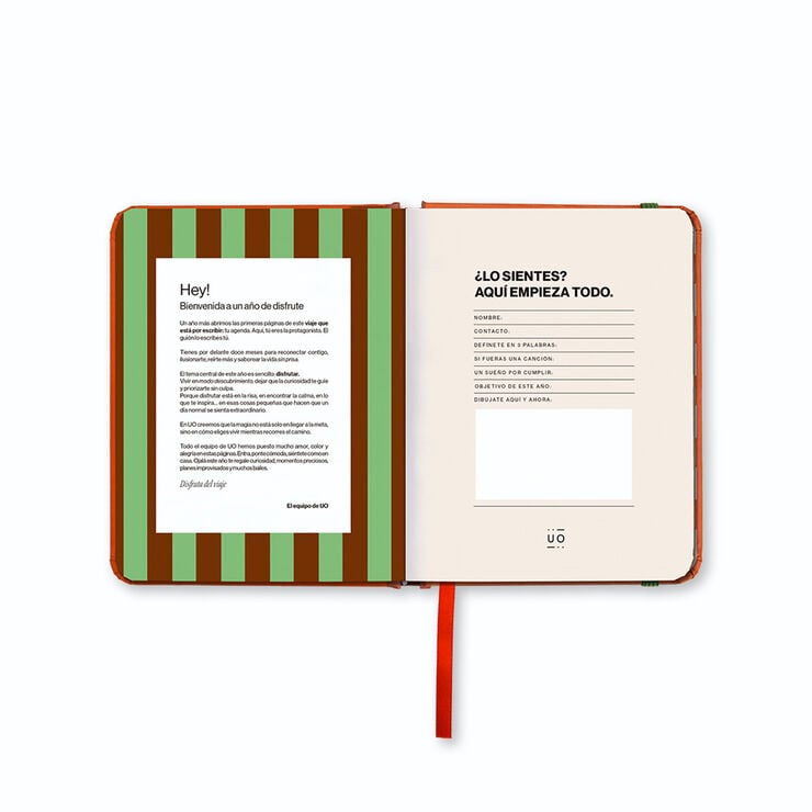 Agenda Uo Mini D&iacute;a P&aacute;gina Castellano 2027 Sunset