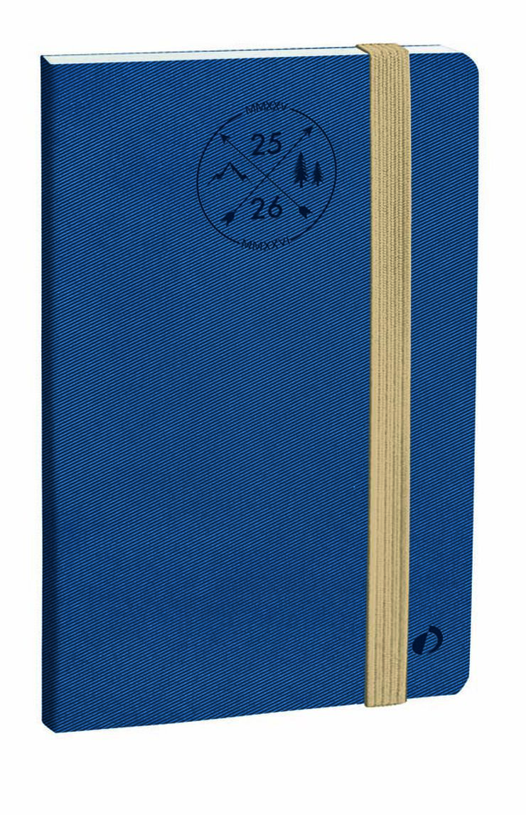 Agenda 16 mesos Quo Vadis Everest 21x27cm setm/vista mult 2025-26 blau