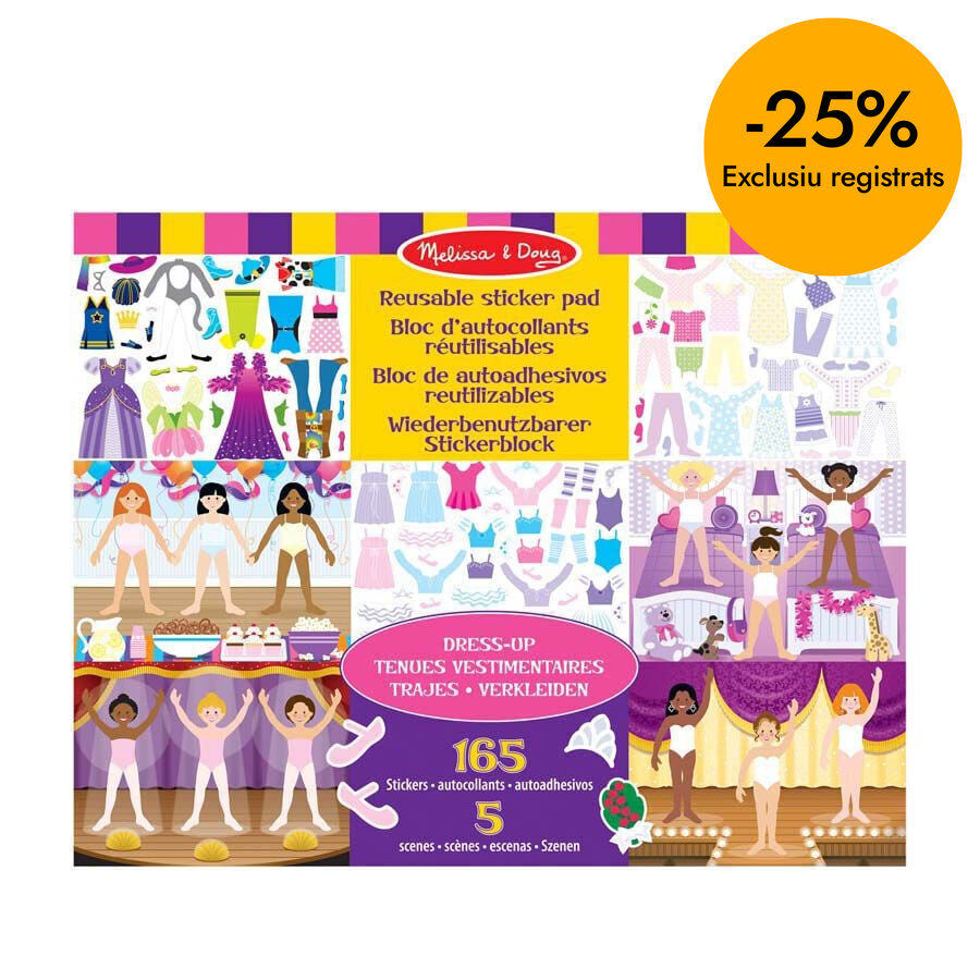 Melissa & Doug Llibre Enganxines - Roba