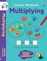 Usborne workbooks multiplying 6 - 7