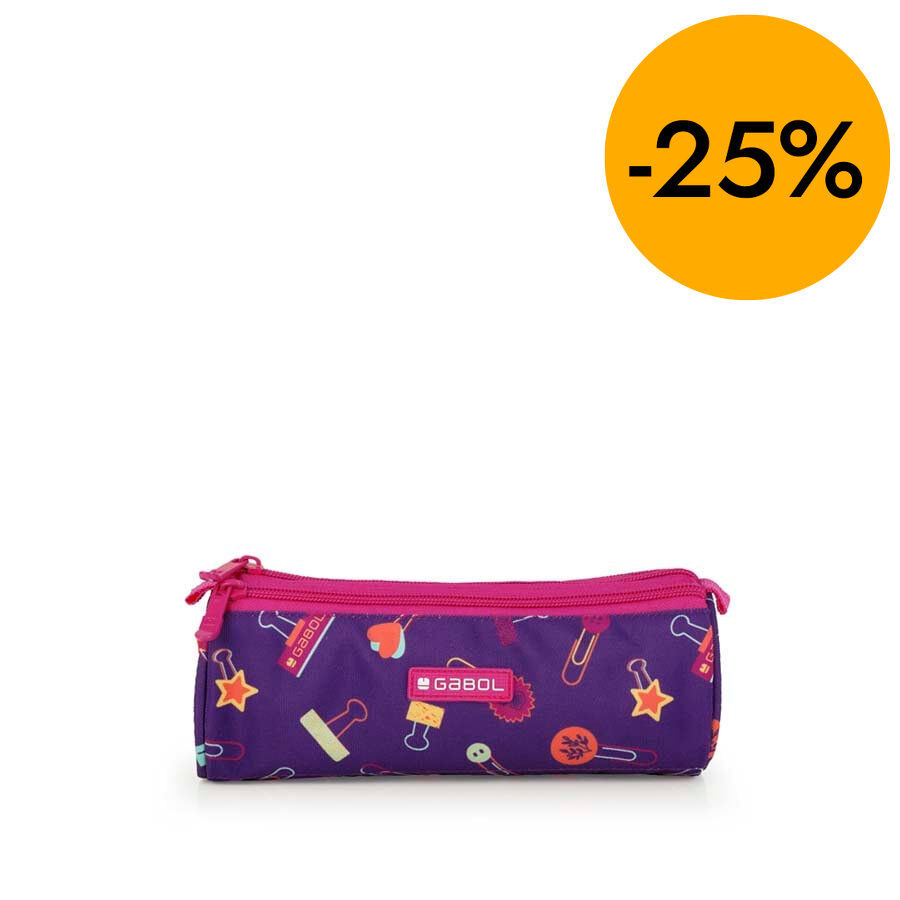 Estuche Gabol Clips 3 cremalleras