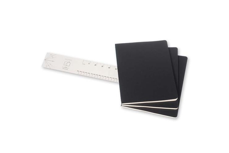 Pack 3 Llibretes Moleskine XL negre ratlla