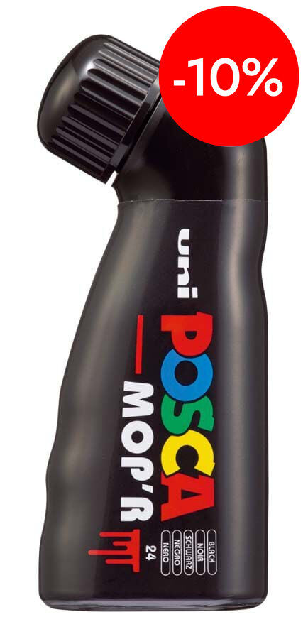 Rotulador Posca Mop'r PCM-22 3-19mm negro