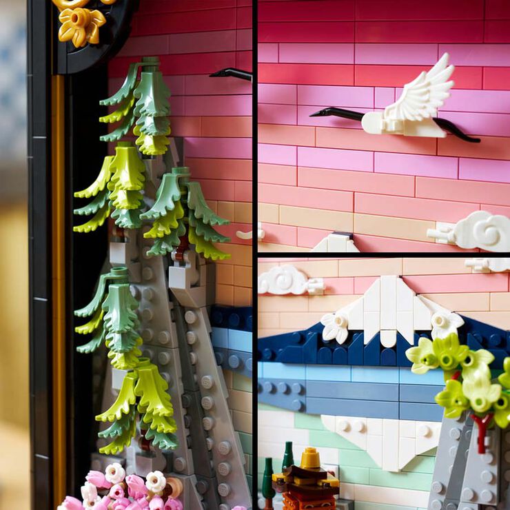 LEGO® ART Paisatge Japonès amb Cirerers en Flor 31218