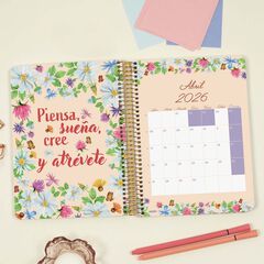 Agenda Finocam 16 meses Cloe E10 sem/vista cas 2025-26 rosa