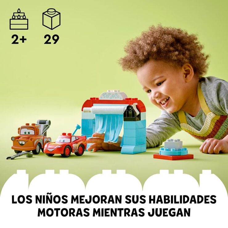 LEGO® Duplo Disney y Pixar Cars Autolavado con Rayo McQueen y Mate 10996