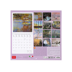 Calendario Legami 30x29 Pared Monet Multiling&uuml;e 2027