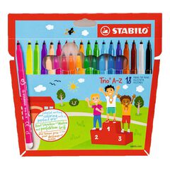 Rotulador Stabilo Trio A-Z 18 colores