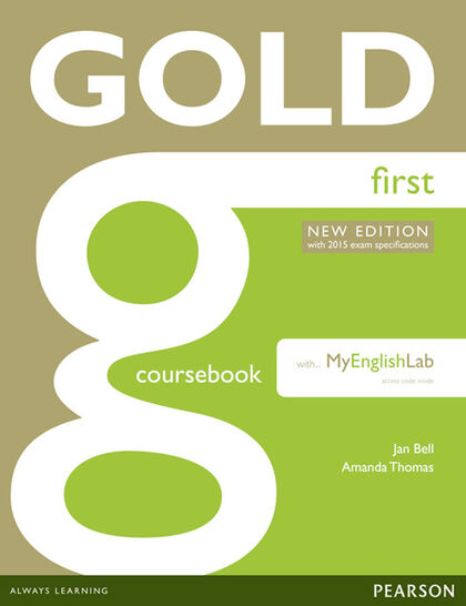 GOLD FIRST 14 COURSEBOOK+MYLAB Pearson 9781408297926