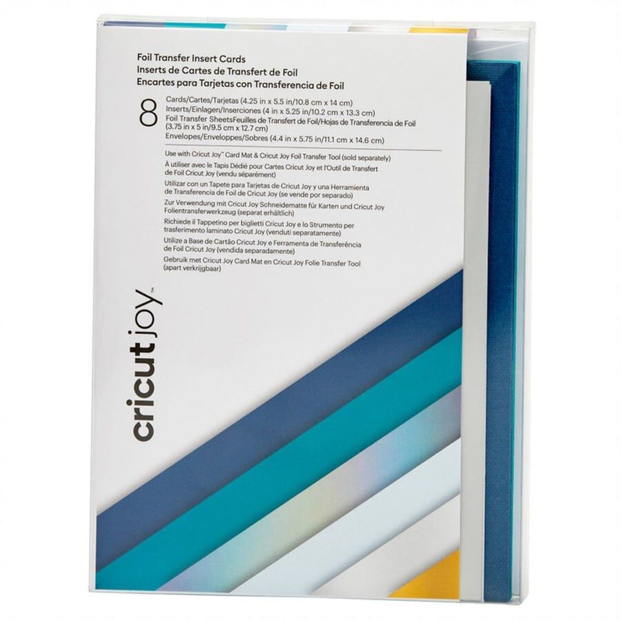 Joy 8 Tarjetas/Sobres Foil Blue Lag. A2