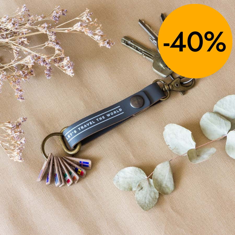 Llavero Miss Wood Vacavaliente gris