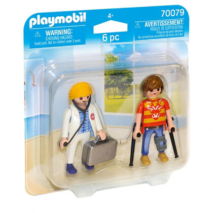 Playmobil Doctora y paciente (70079)