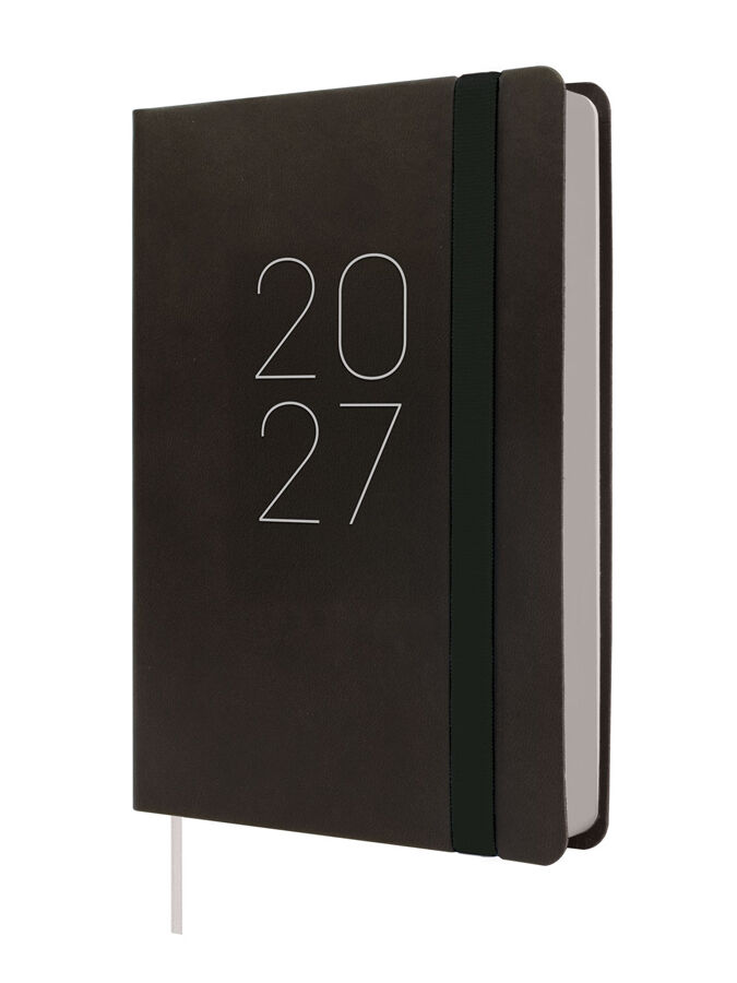 Agenda Finocam Flex Llisa D&iacute;a P&aacute;gina 2027 Catal&aacute;n Negro