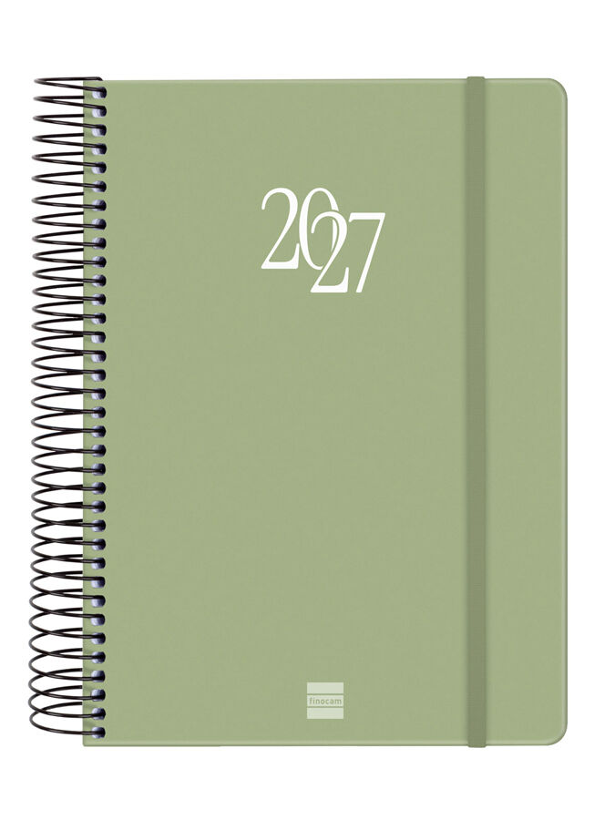 Agenda Finocam My D&iacute;a P&aacute;gina 2027 Catal&aacute;n Verde