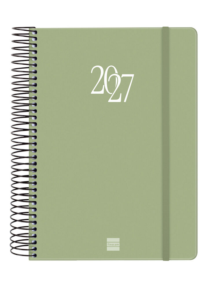 Agenda Finocam My D&iacute;a P&aacute;gina 2027 Catal&aacute;n Verde