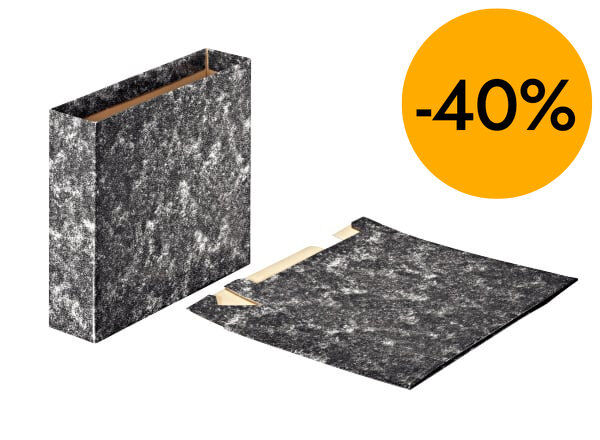 Funda para archivador Esselte A4 negro