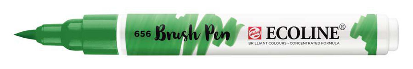 Rotulador Ecoline Brush Pen verde bosque 656