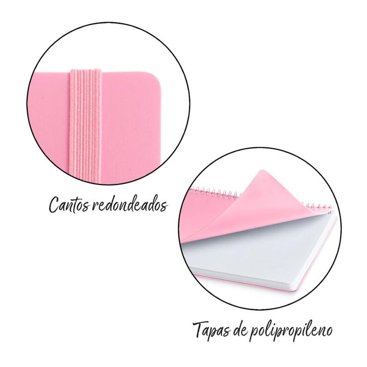 Agenda Escolar Activa S/V Mult. 2026-2027 Rosa