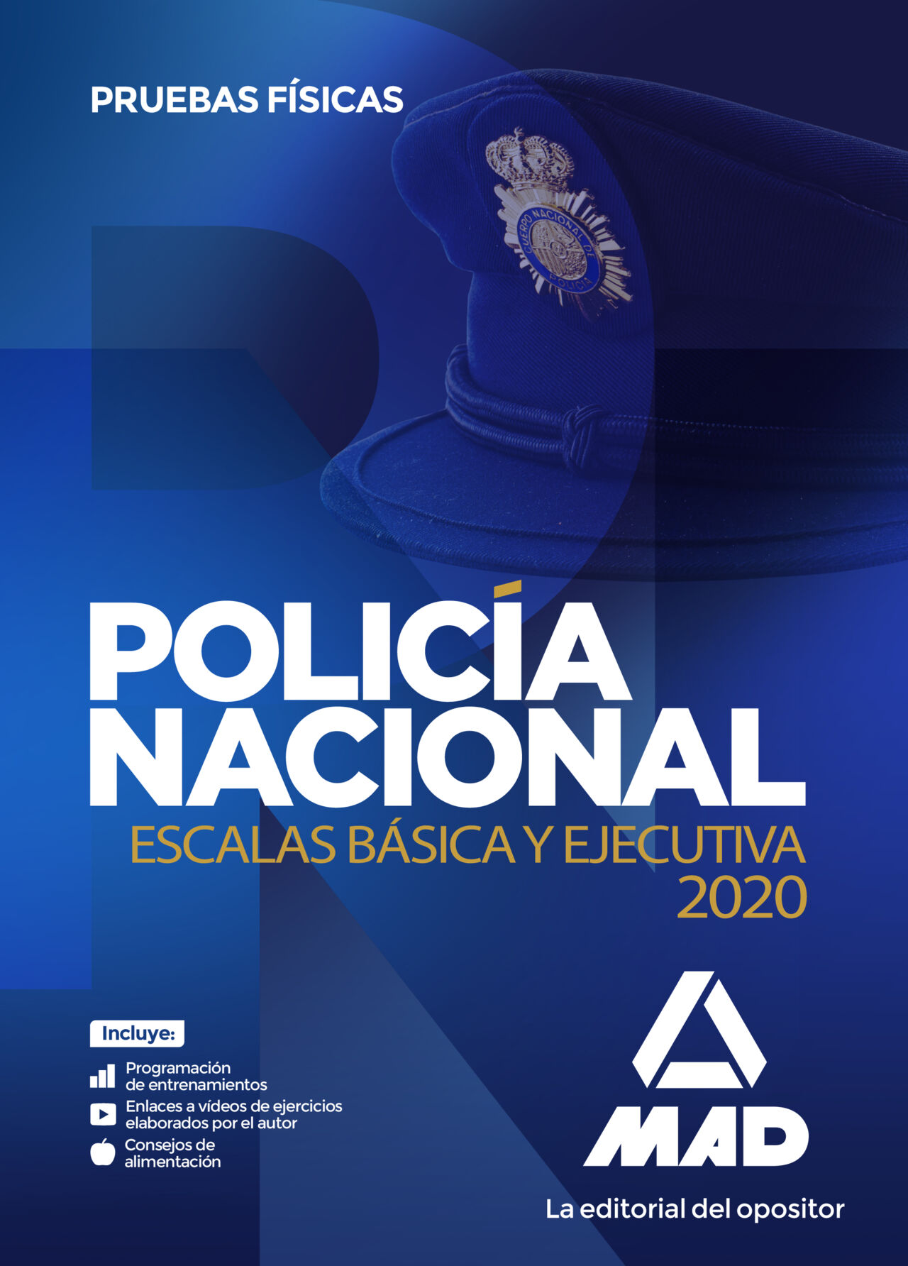 Polic&iacute;a Nacional Escalas B&aacute;sica Y Ejecutiva. Pruebas F&iacute;sicas