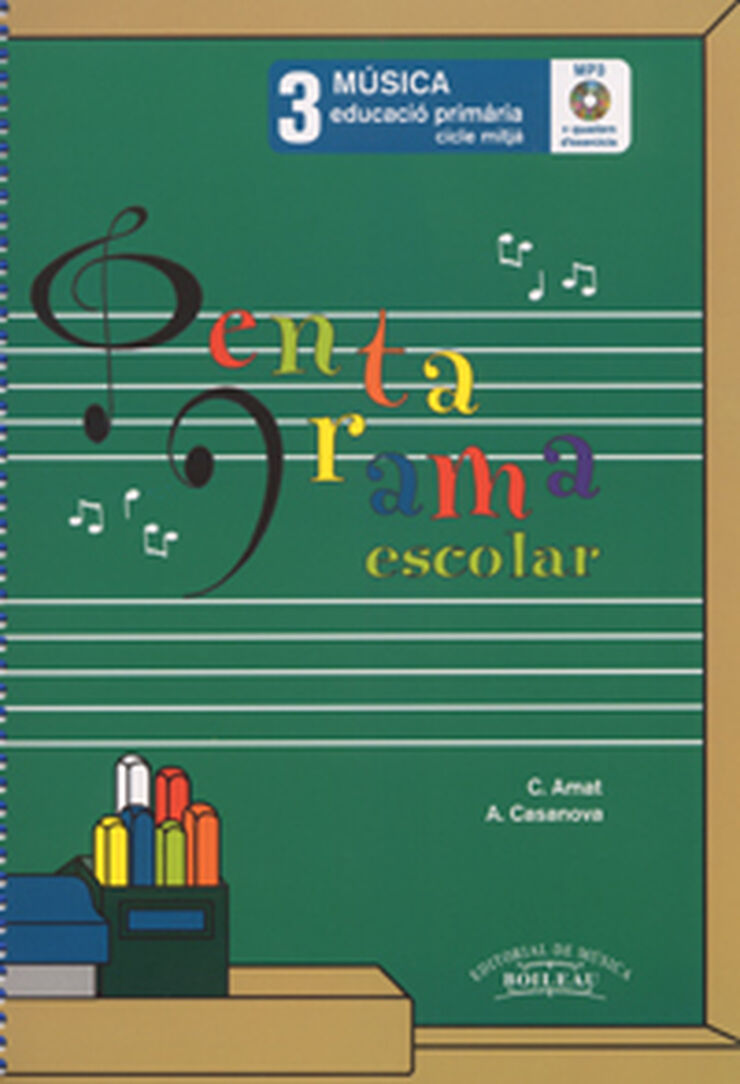 Pentagrama Escolar 3 - Catal (Llibre+Cd+Quadern D'Ex.)